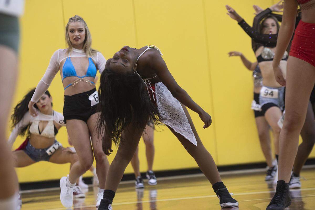 Hundreds of dancers from all over the country audition to become part of the HEAT Dancers crew for next season at Kaseya Center, Miami, FL on Sunday July 28th., 2024.
