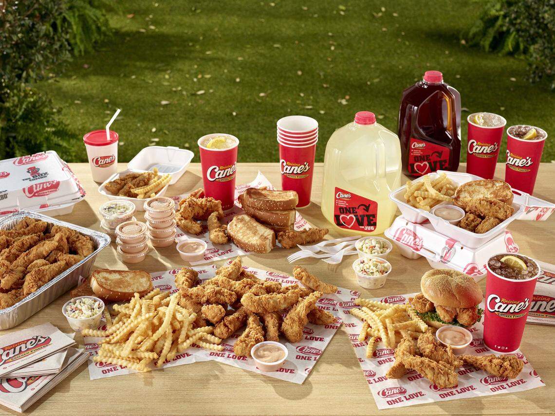 Some of the combos at Raising Cane’s.