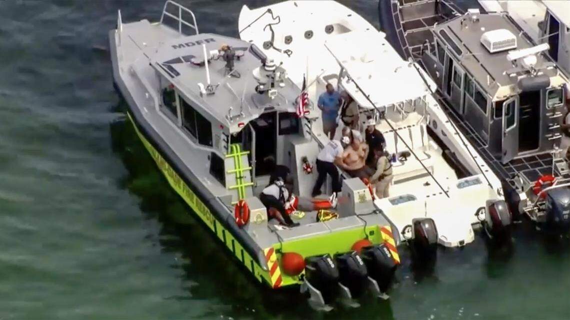 Three people were airlifted to the hospital after a boat crashed near Miami-Dade’s Black Point Marina on Tuesday, Sept. 26, 2023, according to reports.