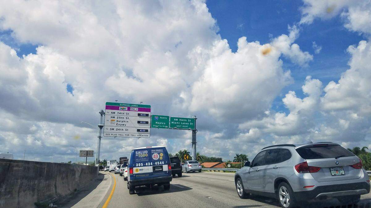The back up starts before you hit the first sign. Welcome to hell.