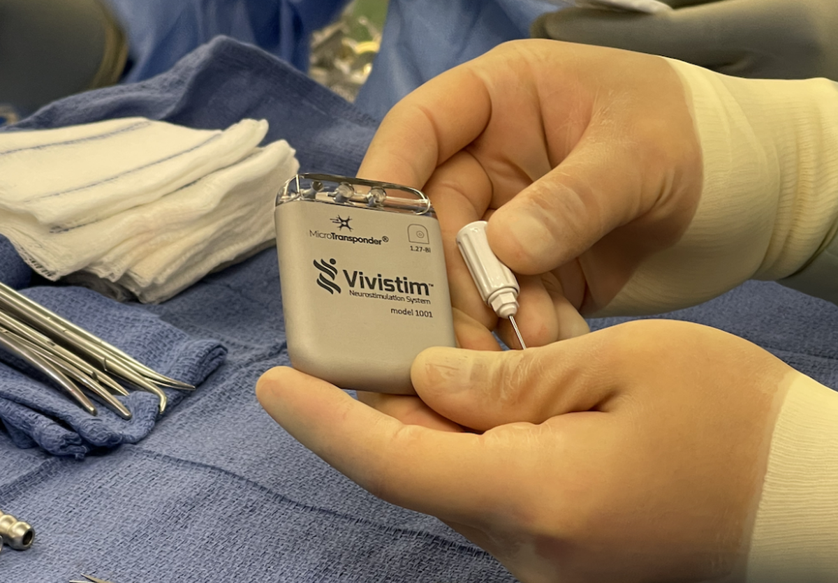 The U.S. Food and Drug Administration approved the Vivistim Paired VNS System in 2021 to be used alongside post-ischemic stroke rehabilitation therapy to treat moderate to severe mobility issues in hands and arms.