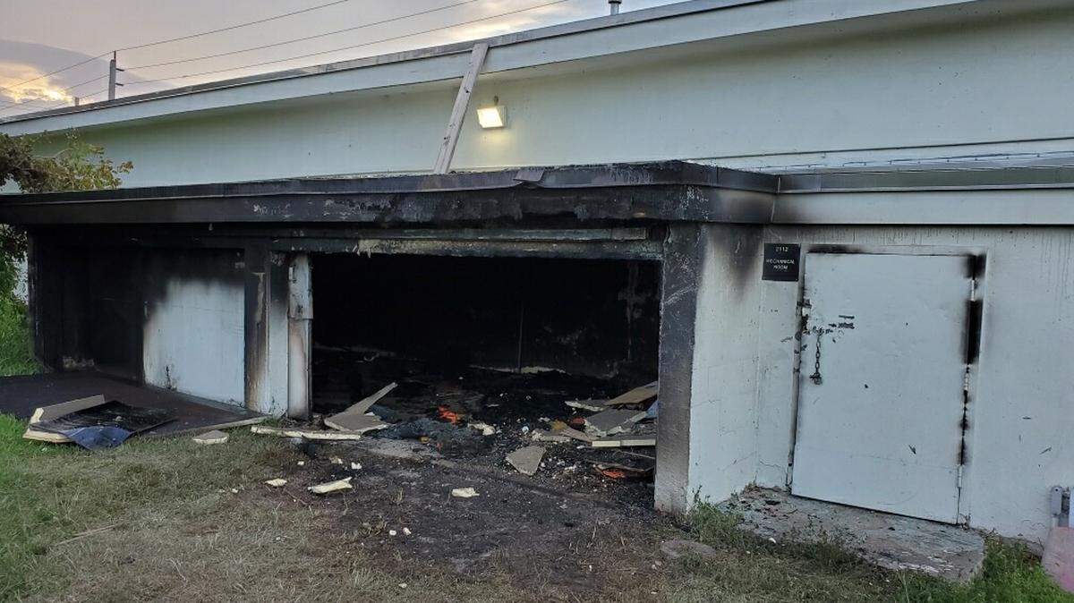 A fire broke out June 23, 2019, in Edison High’s field house, which is used to store equipment for the football team.