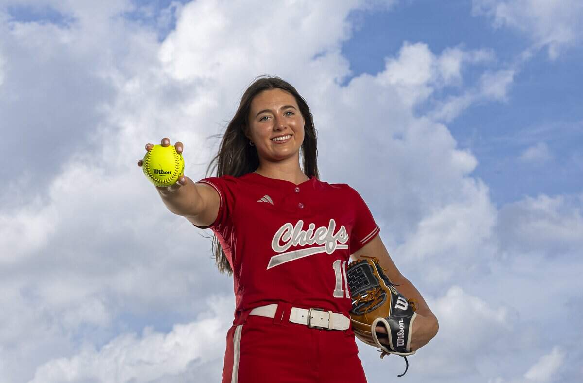 Lydia Berent, Softball, Cardinal Gibbons High School. All-Broward players photographed at Brian Piccolo Sports Park on Wednesday, May 27, 2026, in Cooper City, Fla.