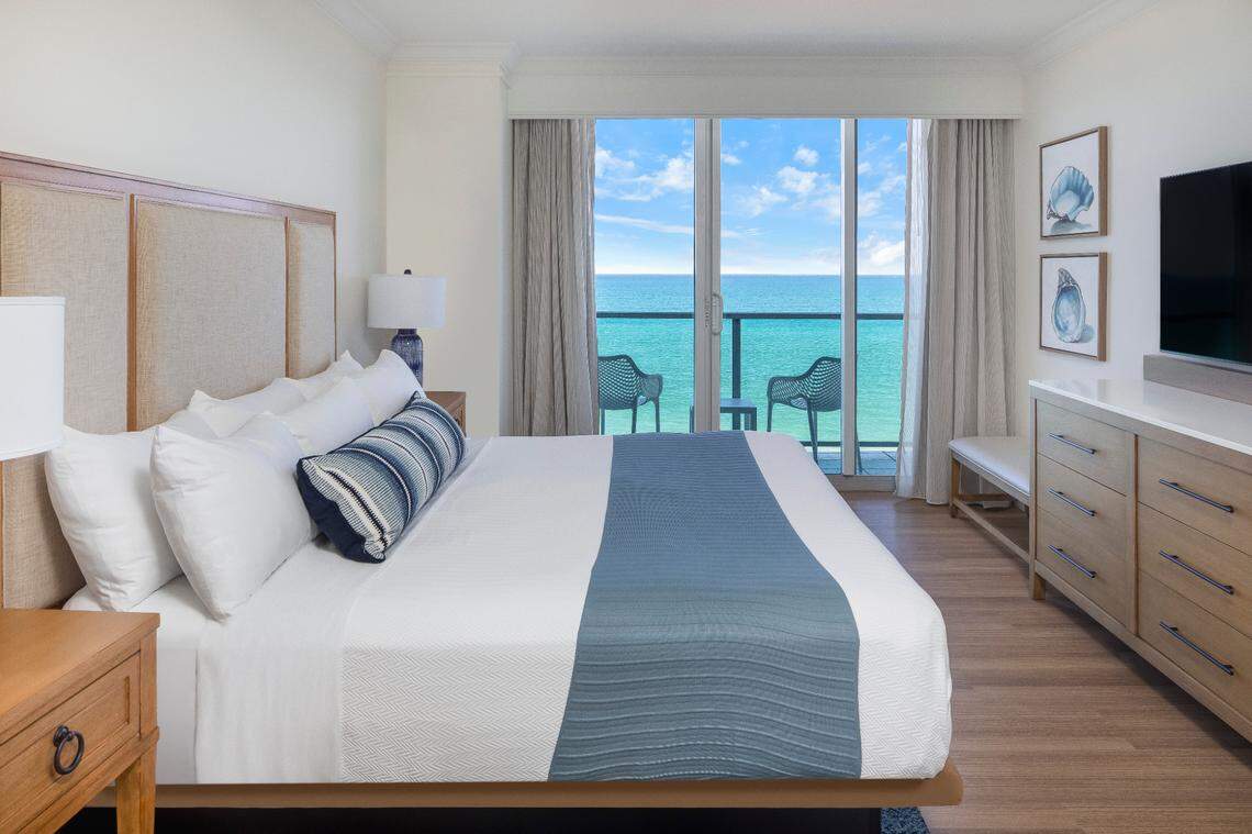 You and your pet will love the ocean view from your room at Jupiter Beach Resort & Spa.