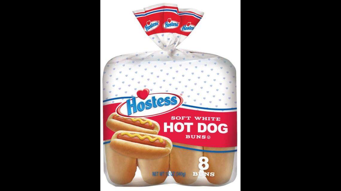 Hostess Soft White Hot Dog Buns