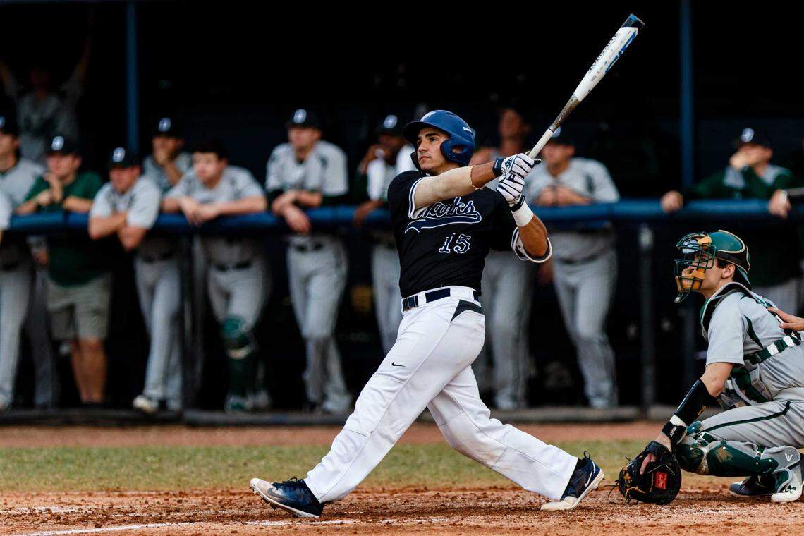 Nova Southeastern University catcher Jake Anchia is getting lots of attention from scouts.