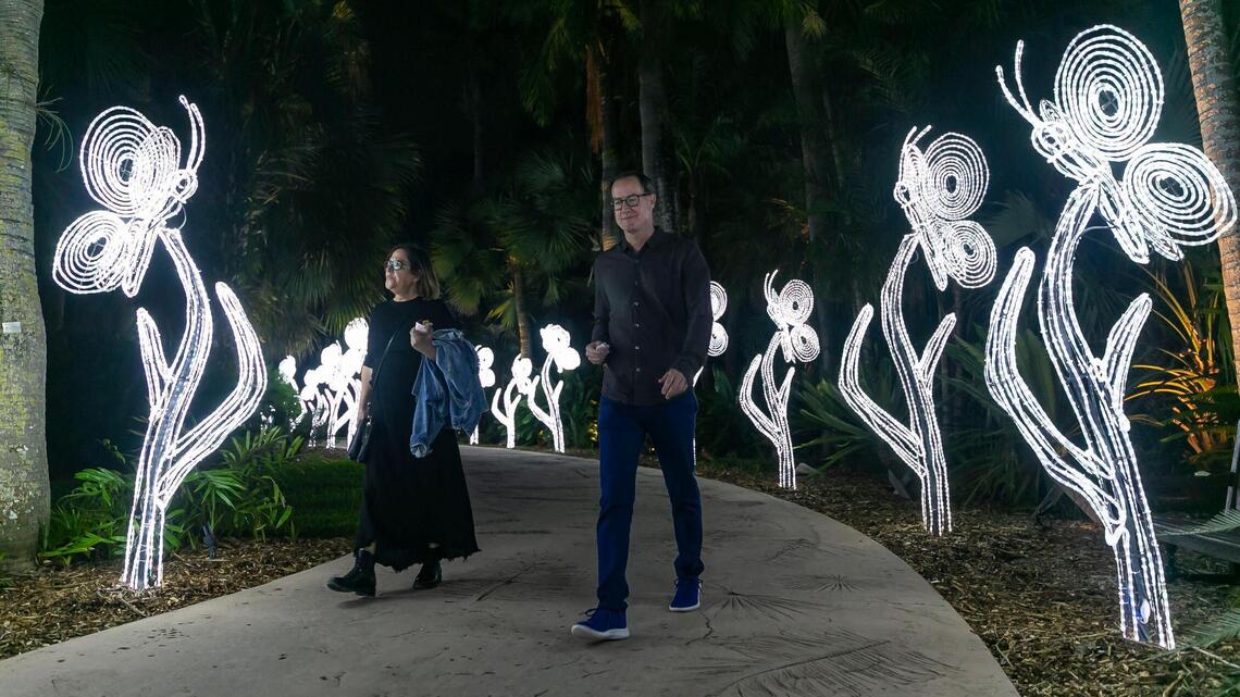 Tropical snowfall, champagne and thousands of lights: NightGarden at Fairchild returns