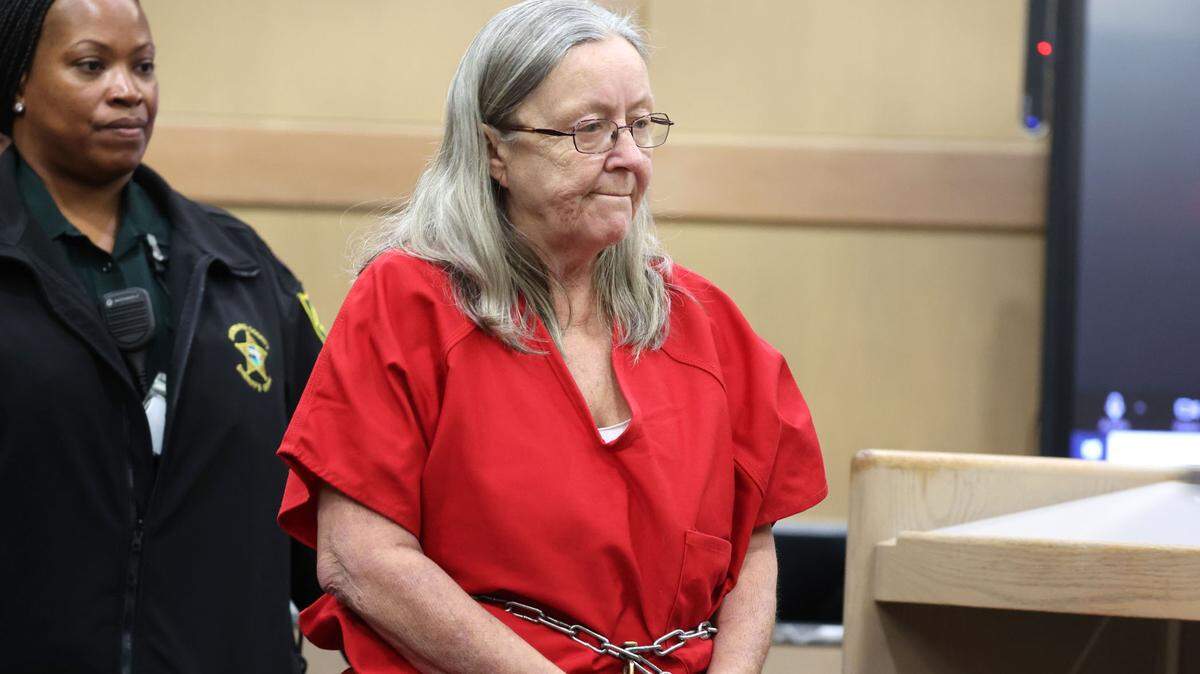Terry McKirchy, the babysitter charged with murder for the death of a 35-year-old man she allegedly permanently injured by shaking him as a 5-month-old in the 1980s, pleaded guilty during a hearing at the Broward County Courthouse in Fort Lauderdale on Wednesday, Aug. 21, 2024. (Carline Jean/South Florida Sun Sentinel)