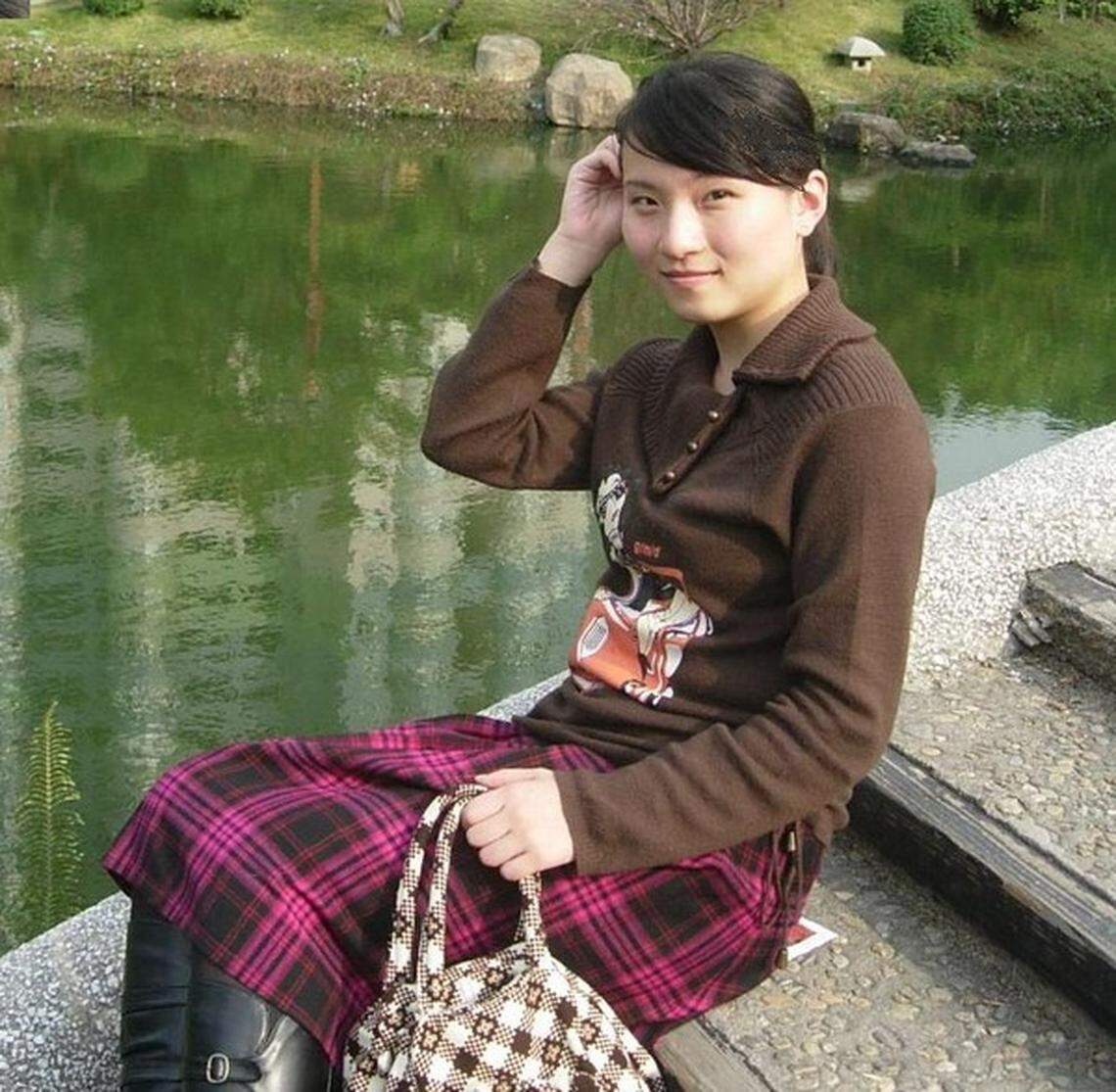Yujing Zhang in a photo posted on her social media account in 2008.