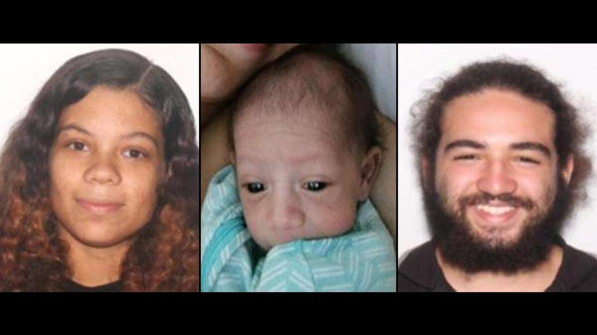 Baby Angelina was last seen seven months ago in Hollywood, Florida. Police say she may be with her homeless parents, Samantha Feliz and Alejandro Leon Jr.
