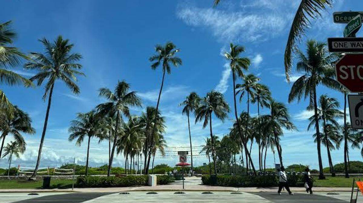 The Miami Beach rainbow crosswalk is gone, replaced by tarmac by state workers on Sunday, Oct. 5.