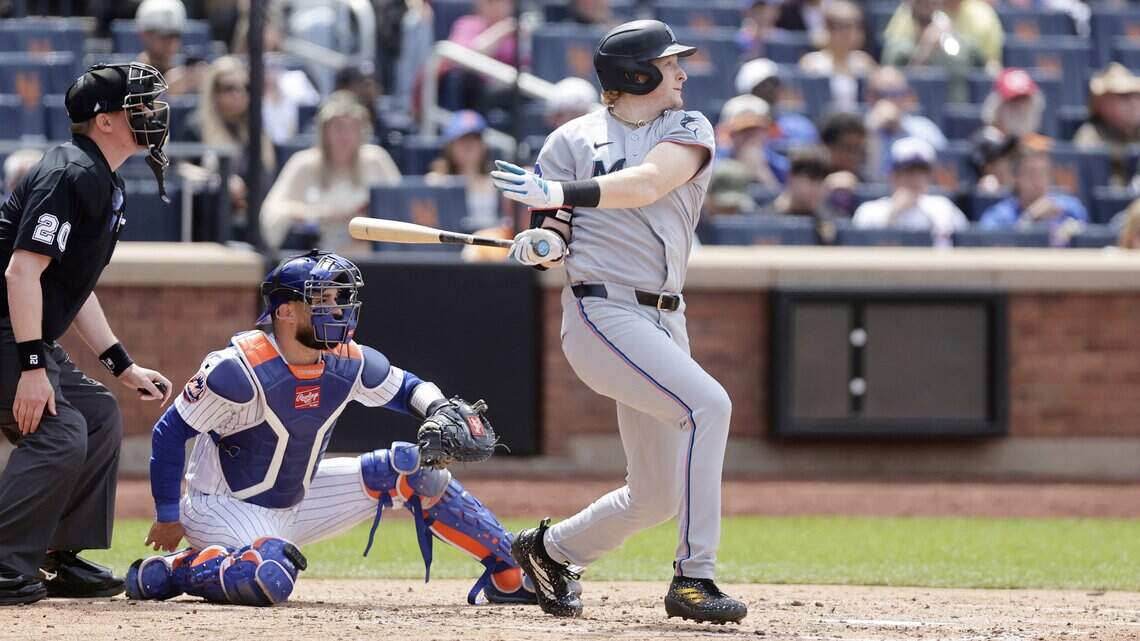 Marlins give up three home runs as Mets sweep three-game series