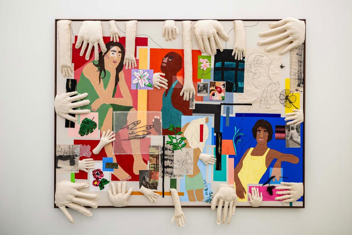 ‘PasadoComuni’ by Eli Fidalgo at UNTITLED on Tuesday in Miami Beach.