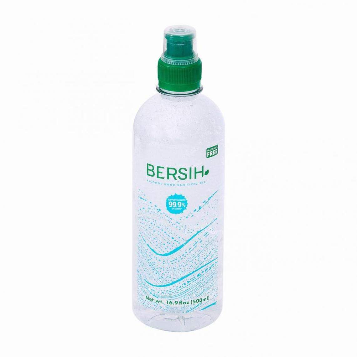 Bersih Hand Sanitizer Gel Fragrance Free (with the green top)