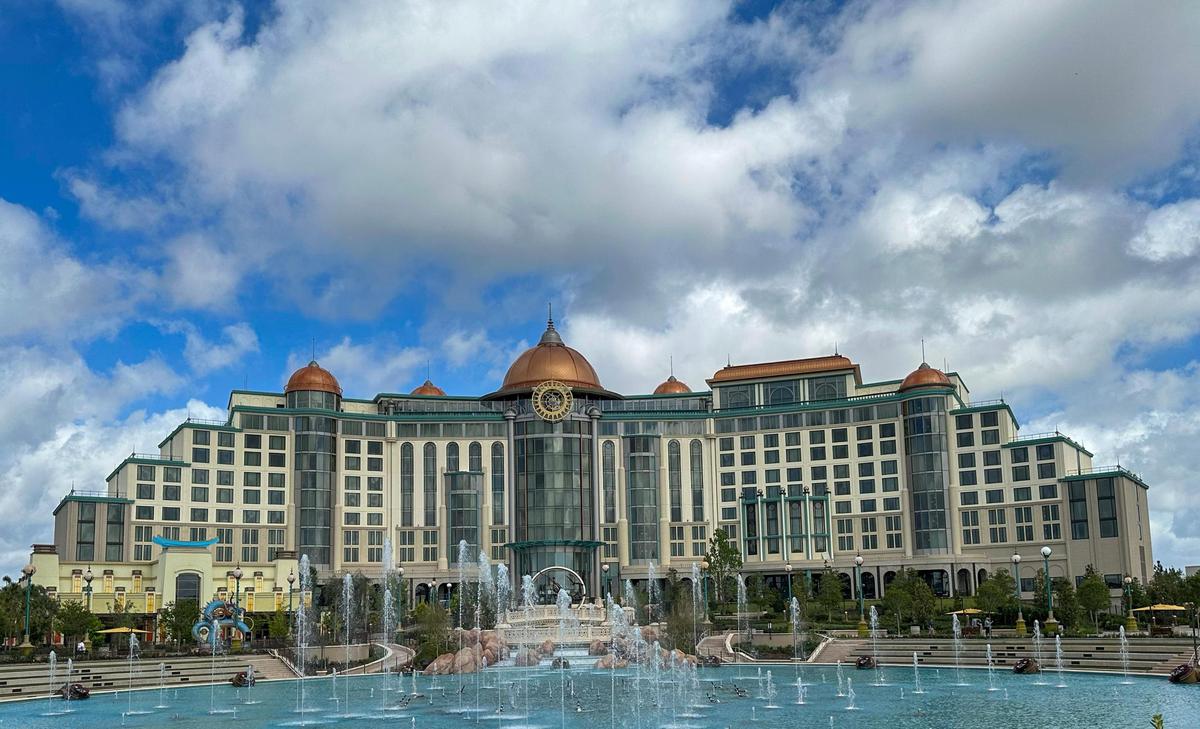 The Universal Helios Grand Hotel, which features a dedicated entry into Epic Universe for hotel guests, officially opens with the park on May 22, 2025.