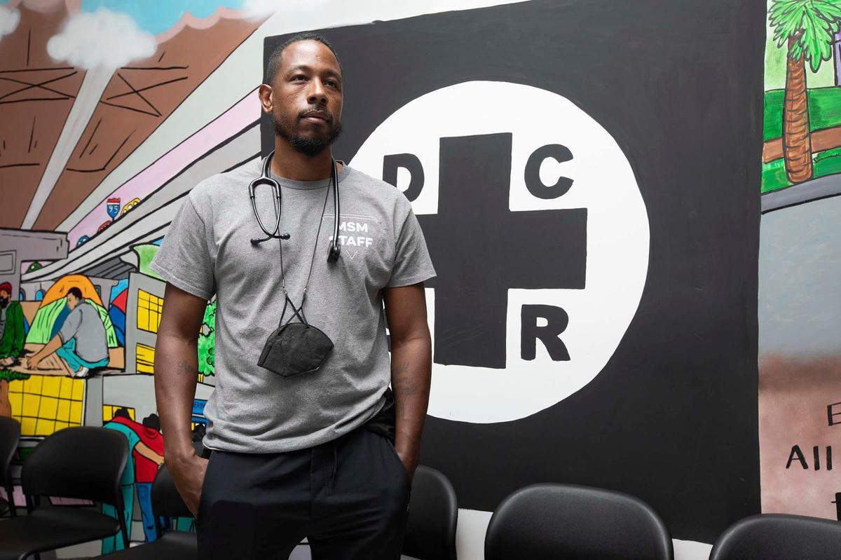 Dr. Armen Henderson, medical director of Miami Street Medicine and a University of Miami physician, recently opened a free urgent care clinic inside the Black Men Build hub in Liberty City.