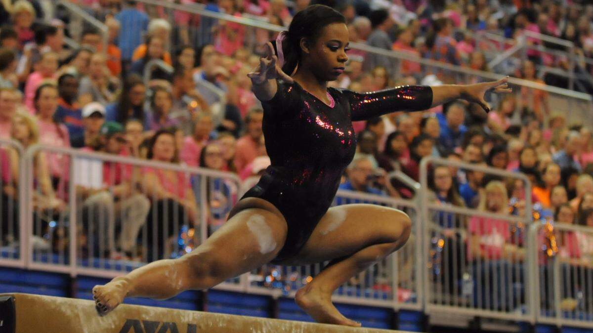 Former Florida Gators gymnast Kennedy Baker, pictured here in a 2016 file photo, is one of two current or former UF gymnasts to speak out this week about former Team USA doctor Larry Nassar’s history of sexual abuse.