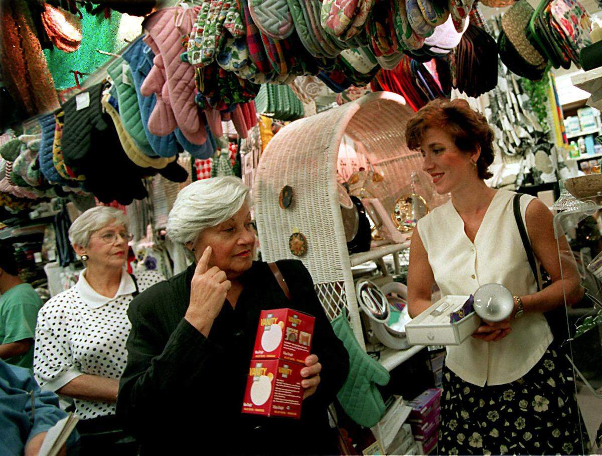In 1995, shoppers at Central Hardware on 41st Street.