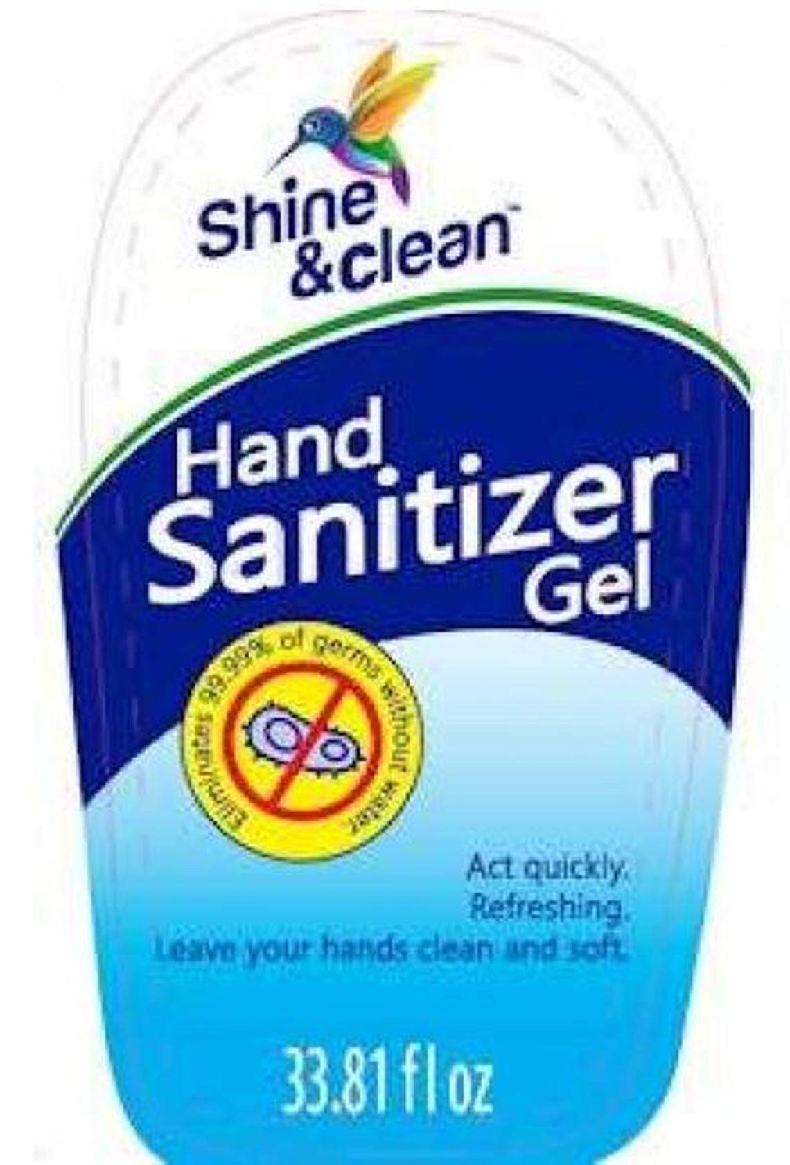 Shine & Clean was among the hand sanitizers recalled Friday.