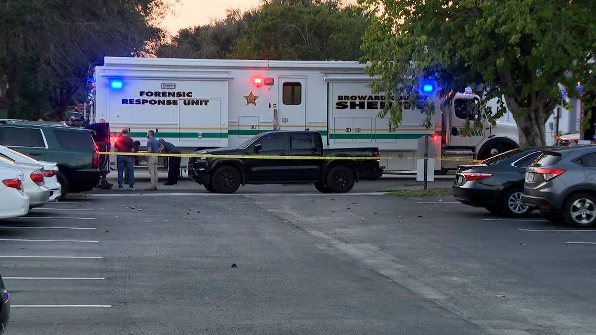 A Broward deputy was shot during a burglary investigation on Northwest Second Street in Margate but was saved by his bulletproof vest; the shooter was also struck and rushed to a hospital.