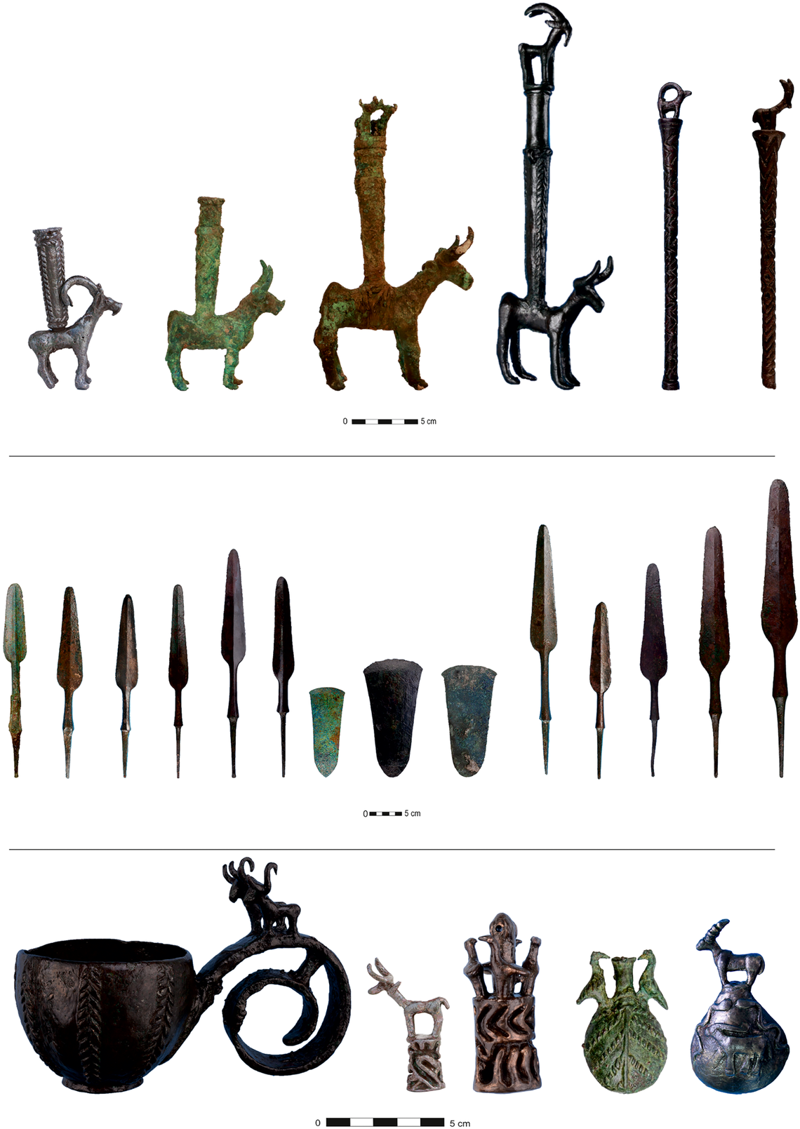 Many of the burials were filled with extravagant goods and metalwork, researchers said.