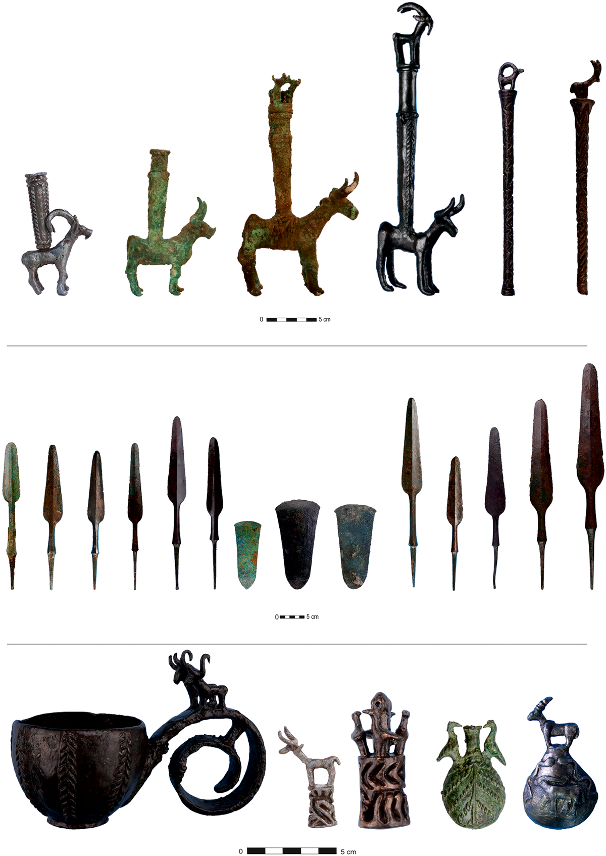 Many of the burials were filled with extravagant goods and metalwork, researchers said.
