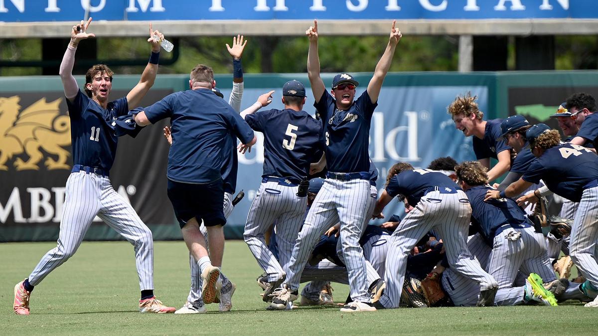 North Broward Prep takes on Berkeley Prep in a 3A semi state finals baseball match up in Fort Myers ,Wednesday, May 25, 2022.(Chris Tilley Photo/Chris Tilley)