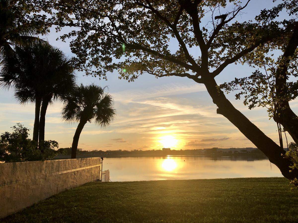 Sunrise over Miami Lakes