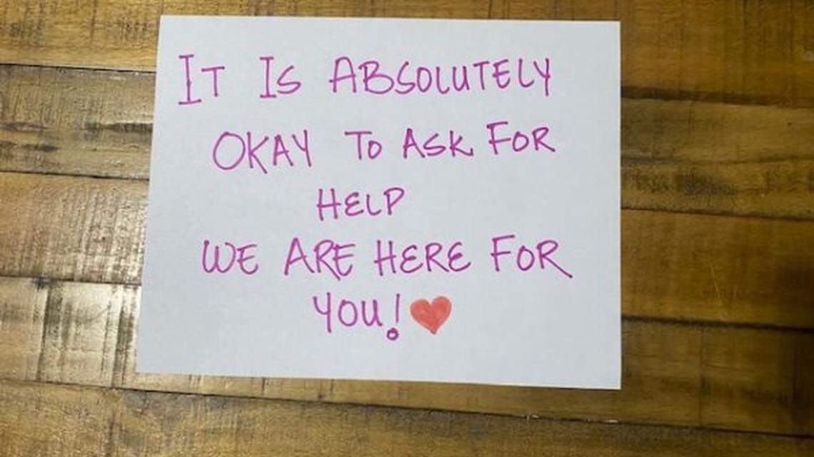 A note captures the essence of a new mental health campaign from the South Florida Muslim Federation, which provides resources to those who may be silently struggling.