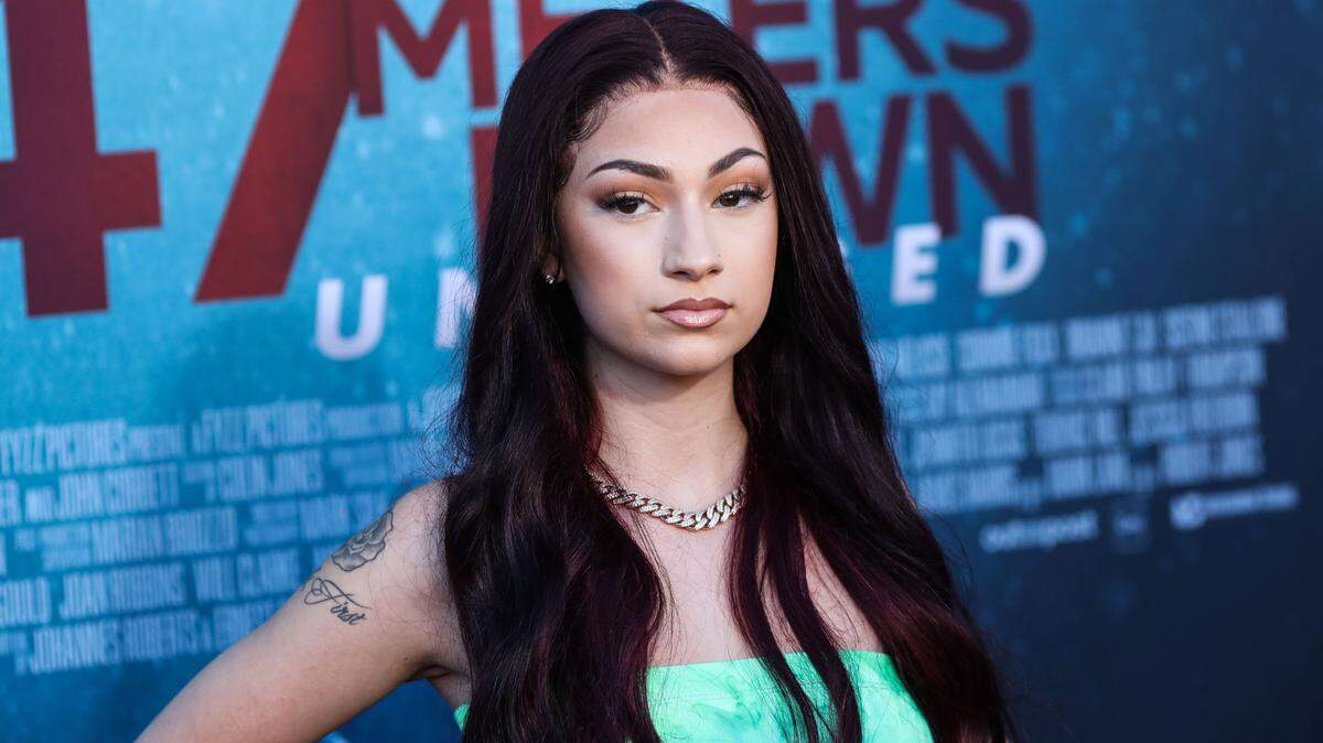 WESTWOOD, LOS ANGELES, CALIFORNIA, USA - AUGUST 13: Rapper Bhad Bhabie (Danielle Bregoli) arrives at the Los Angeles Premiere Of Entertainment Studios’ ’47 Meters Down Uncaged’ held at the Regency Village Theatre on August 13, 2019 in Westwood, Los Angeles, California, United States. (Photo by Xavier Collin/Image Press Agency/Sipa USA)