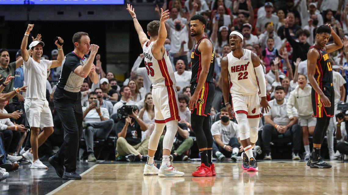 Takeaways from Heat’s Game 1 win over Hawks behind familiar formula of defense and threes