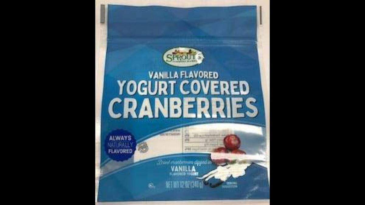 Sprouts Vanilla-Flavored Yogurt Covered Cranberries
