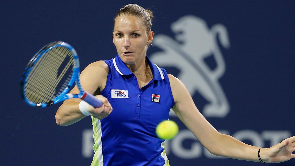 Karolina Pliskova, who is known for her serving, is looking to acquire her second title of the season and the 13th of her career.