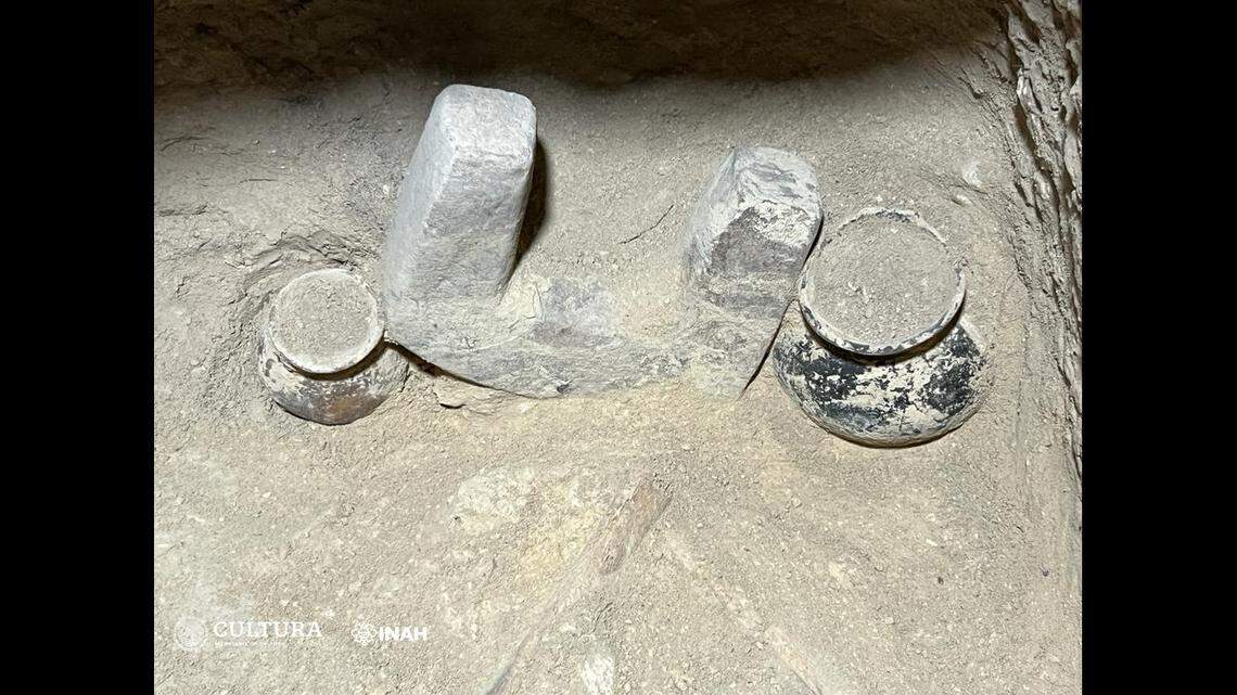 Three “U”-shaped yokes were found in the burial, according to archaeologists.