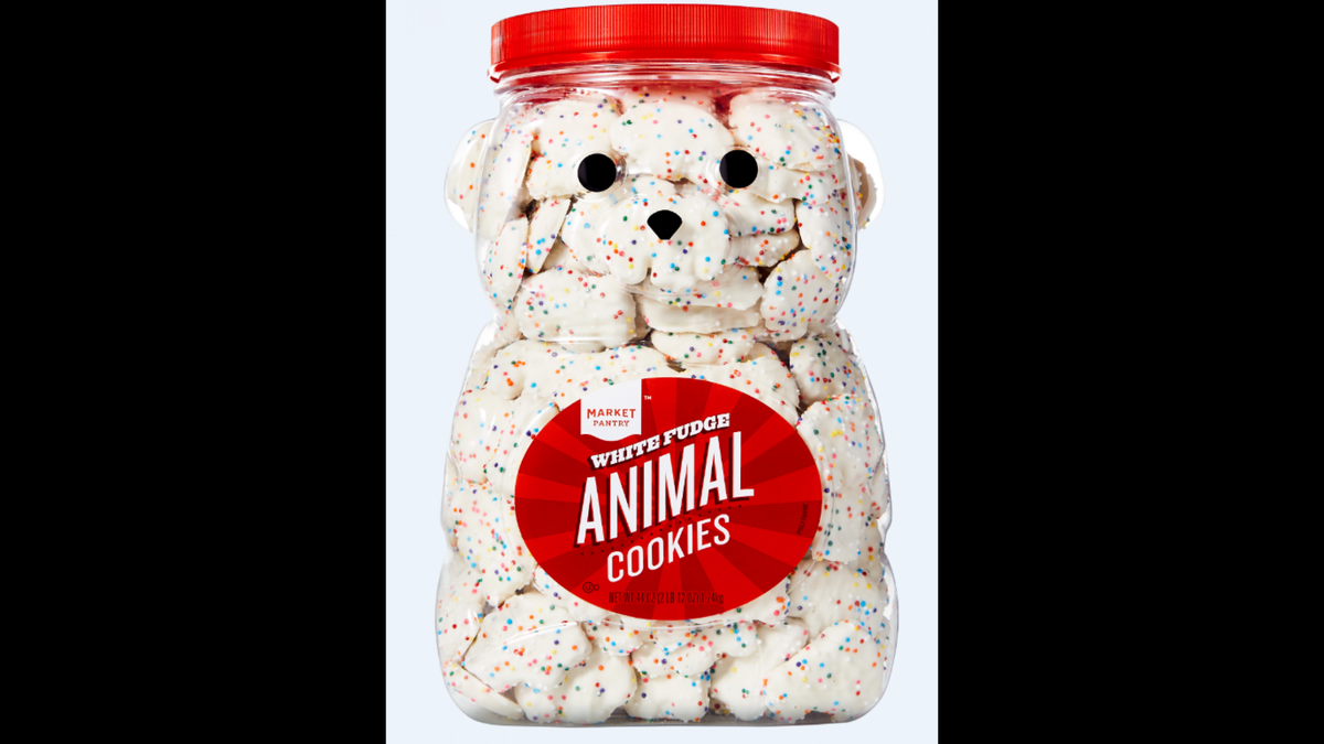 Market Pantry White Fudge Animal Cookies