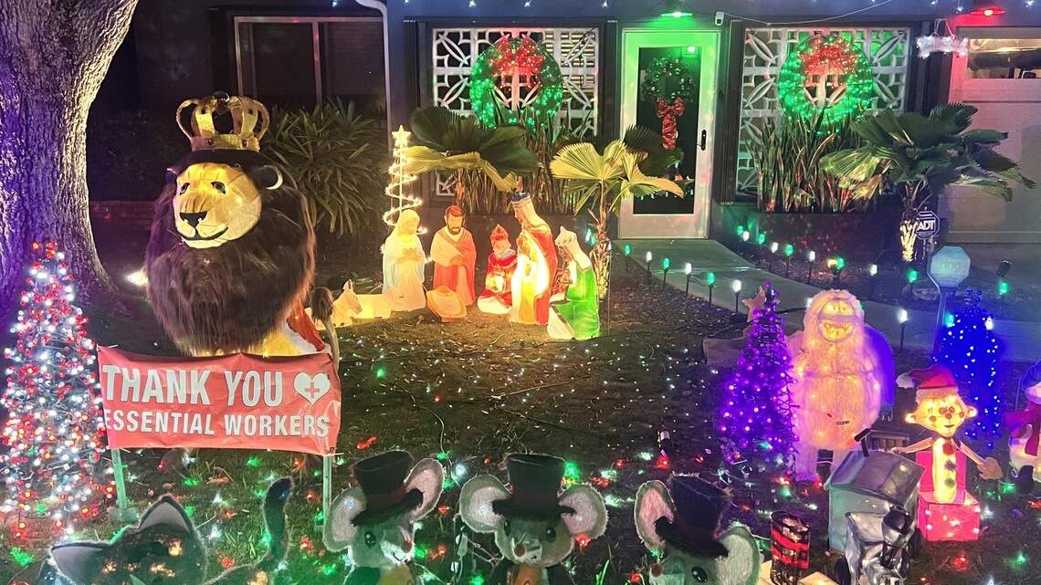 One home’s ‘sweet little wonderland’ helps light up the holidays