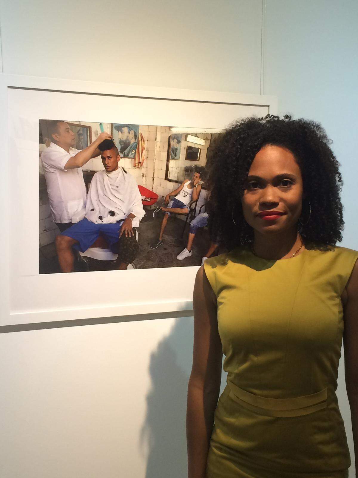 Yeelen Gallery owner Karla Ferguson in a Miami Herald file photo. Her Little Haiti gallery was vandalized with a swastika on Saturday during Miami Art Week.