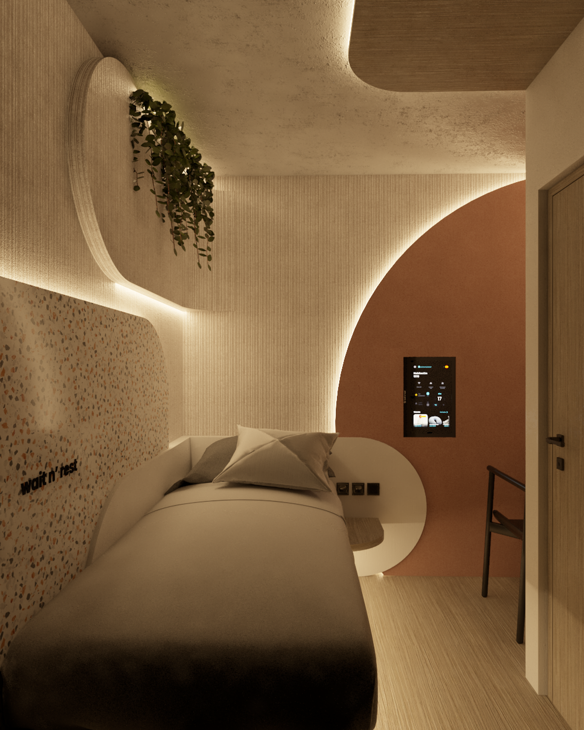 Rendering of a room