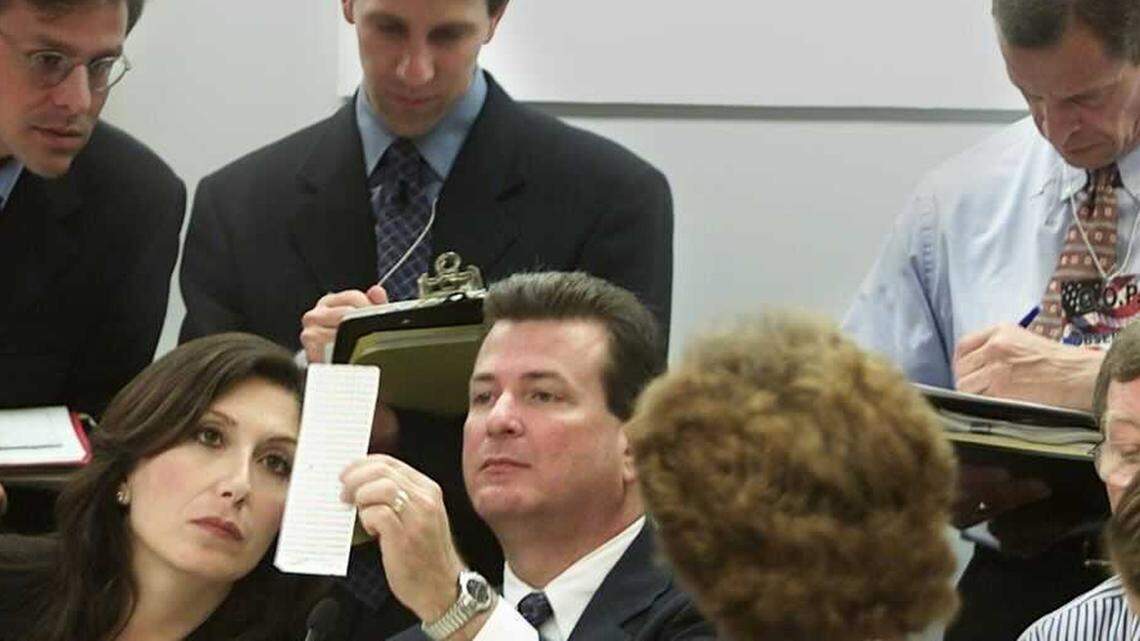 An image from HBO Documentary Films’ ”537 Votes,” a film from Rakontur director Billy Corben and producer Alfred Spellman in Miami Beach about the 2000 presidential election between George W. Bush and Al Gore that was largely decided in South Florida.