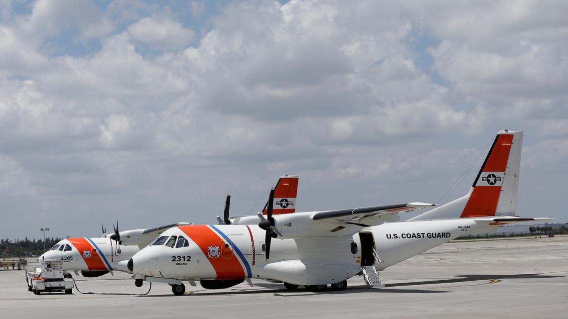 The U.S. Coast Guard said air and water crews participated in the search. This photo is from 2015.
