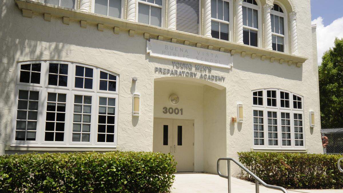 The Young Men’s Preparatory Academy is at 3001 NW Second Avenue in Miami.
