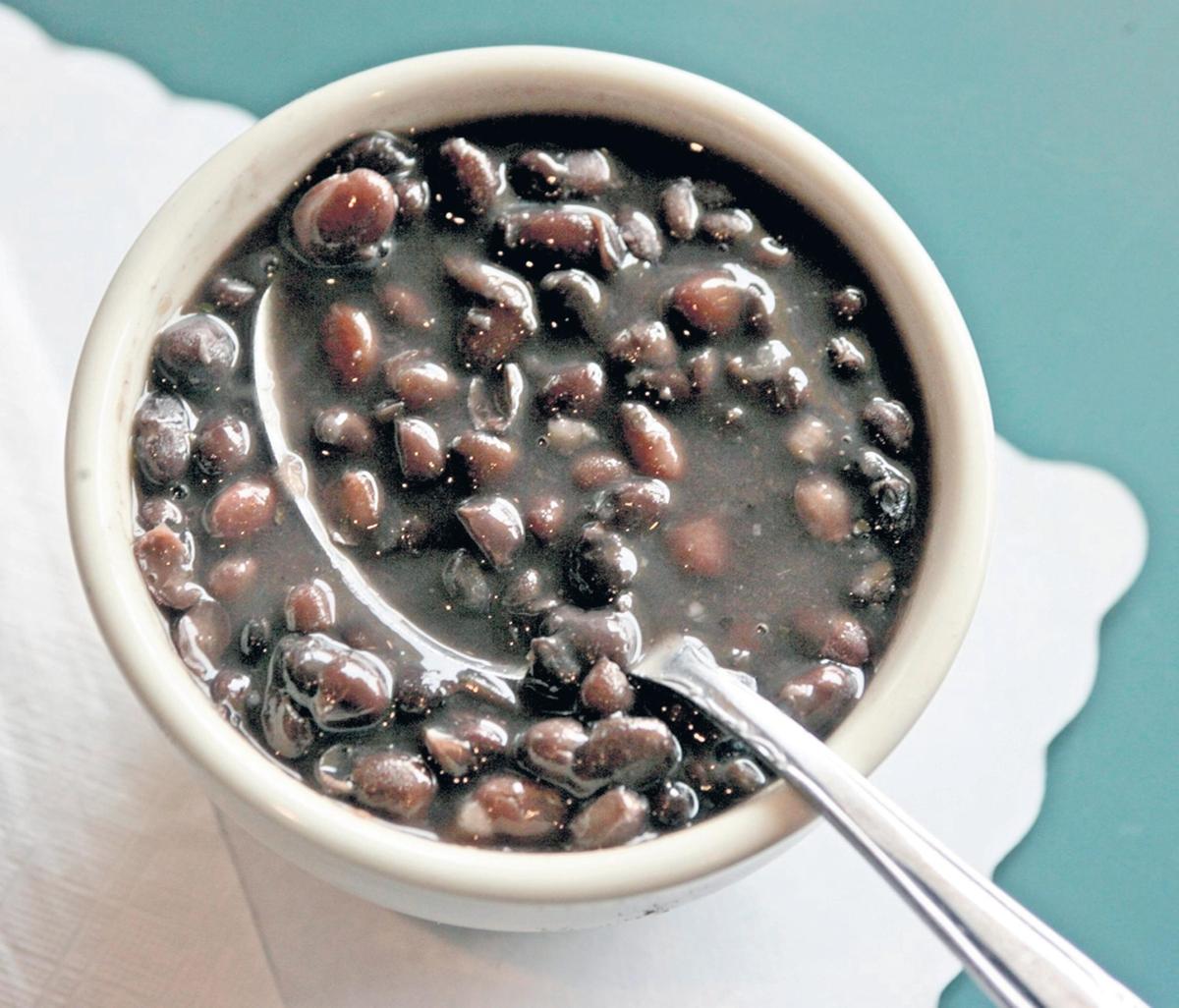 Black beans are a good source of protein and are rich in fiber. Beans, in general, can help control blood cholesterol and blood glucose levels.