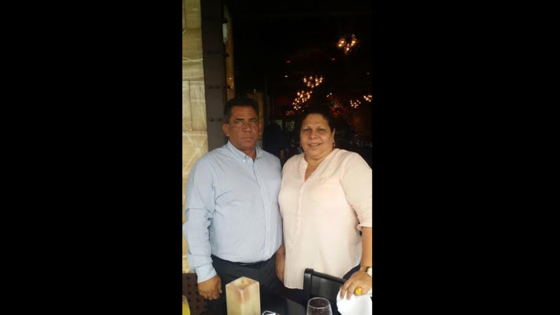 Isabel Pupo and her husband