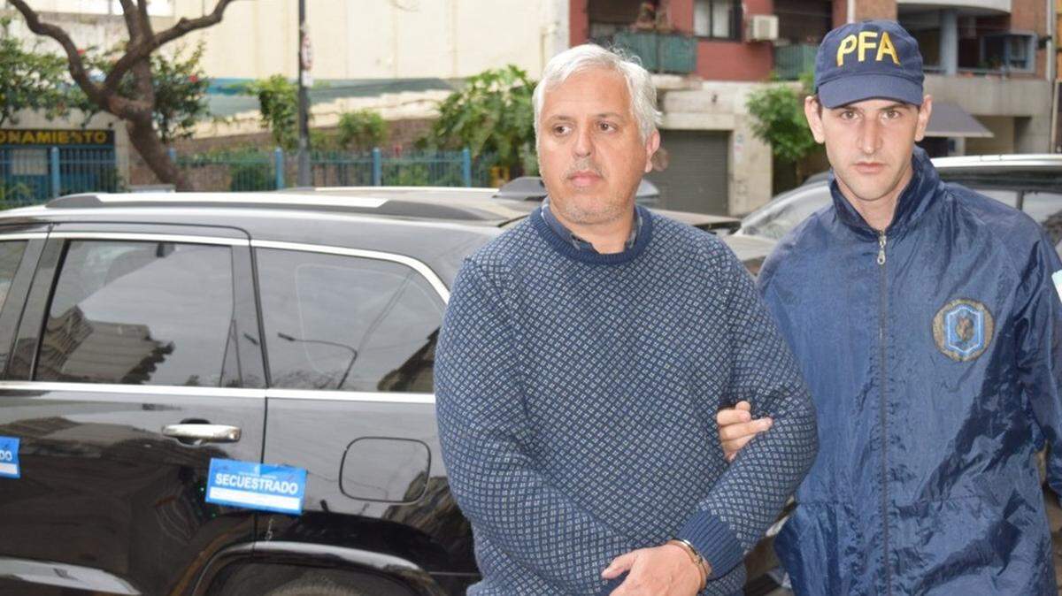 Sergio Todisco was arrested by Argentine federal police in Mar del Plata on Oct. 20, 2018.