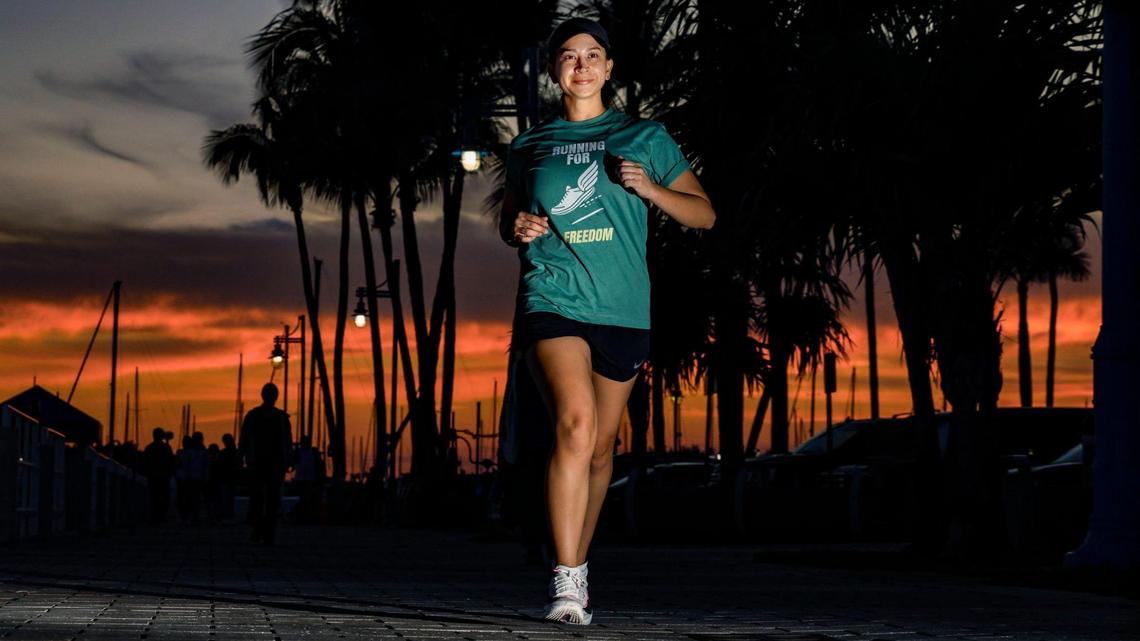 Meet the woman who wouldn’t let trial, prison or a freak injury keep her from the Miami Marathon