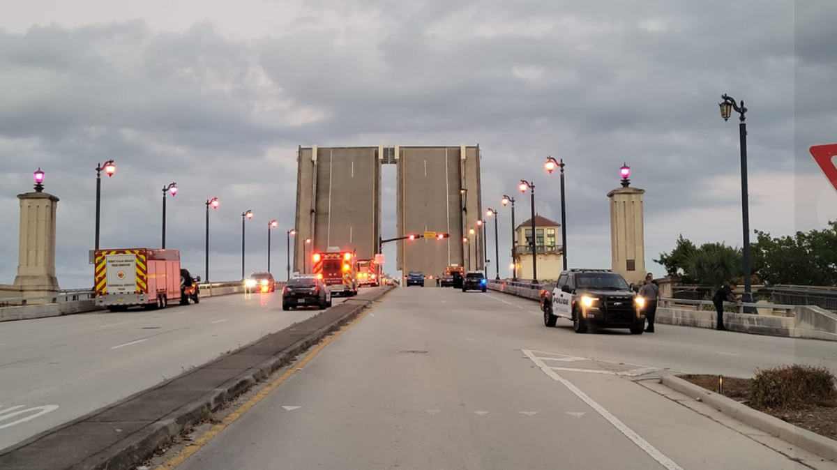 Part of Royal Park Bridge in West Palm Beach was shut down for about six hours after a bicyclist fell to her death.