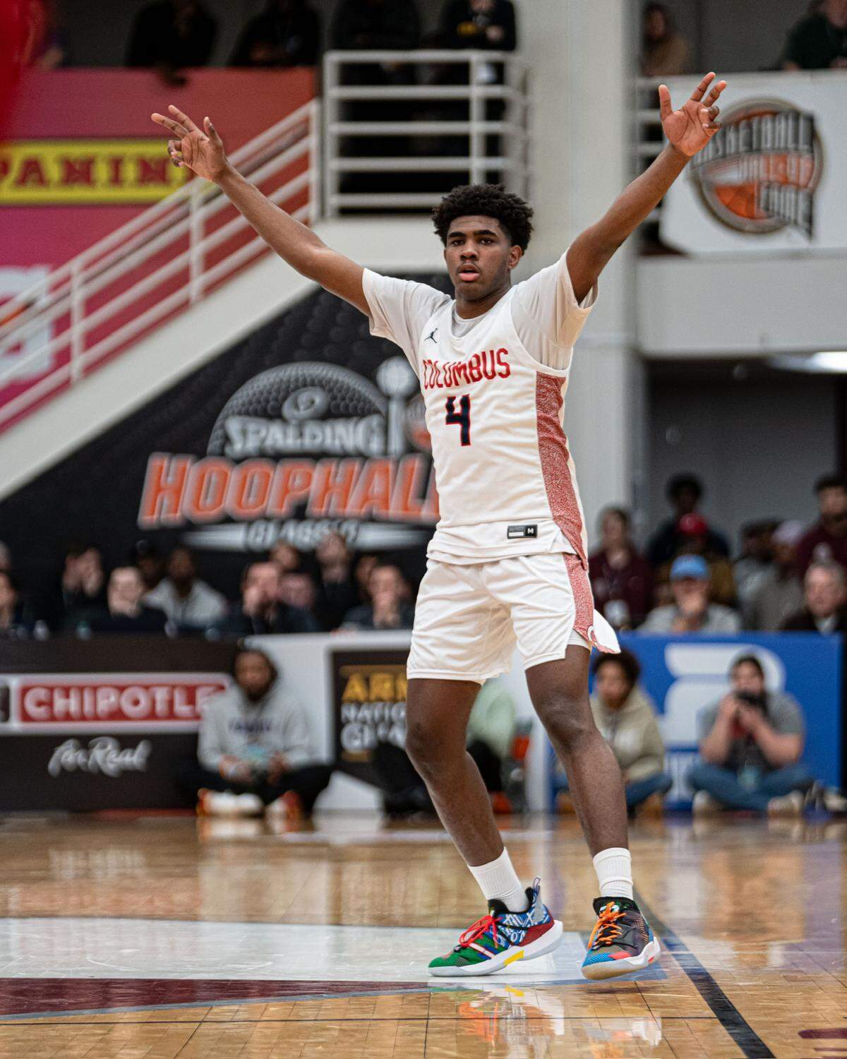 Columbus guard Jase Richardson, son of Jason Richardson, contributed a standout all-around performance with 20 points, 6 rebounds, 9 assists, 4 steals and 2 blocks in the Explorers’ win Monday against Paul VI in the Spalding Hoophall Classic in Springfield, Mass.
