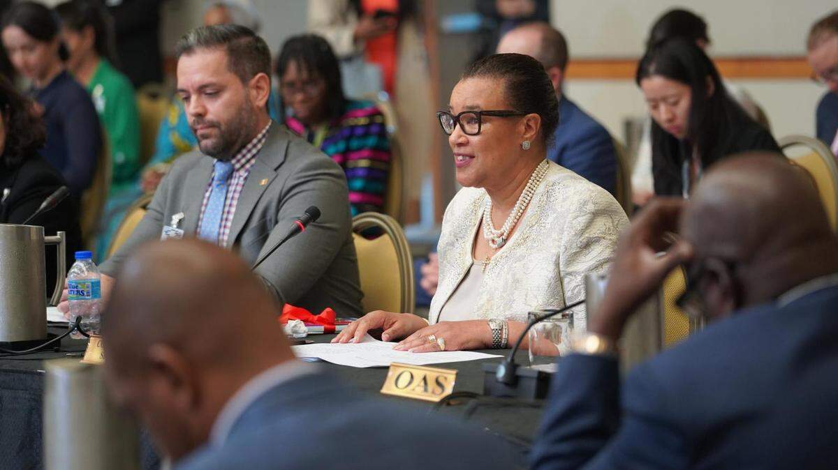 Patricia Scotland, the secretary-general of the Commonwealth of Nations, was among several high-level officials who attended the Caribbean Community, CARICOM, meeting in Trindad and Tobago, where she advocated for climate financing for Caribbean countries.