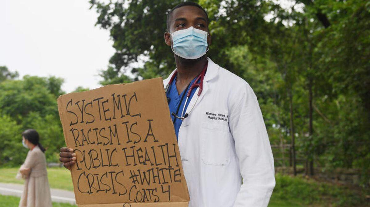 Doctors, nurses, and medical professionals have joined countless others across the country to protest against police brutality and the killing of George Floyd.