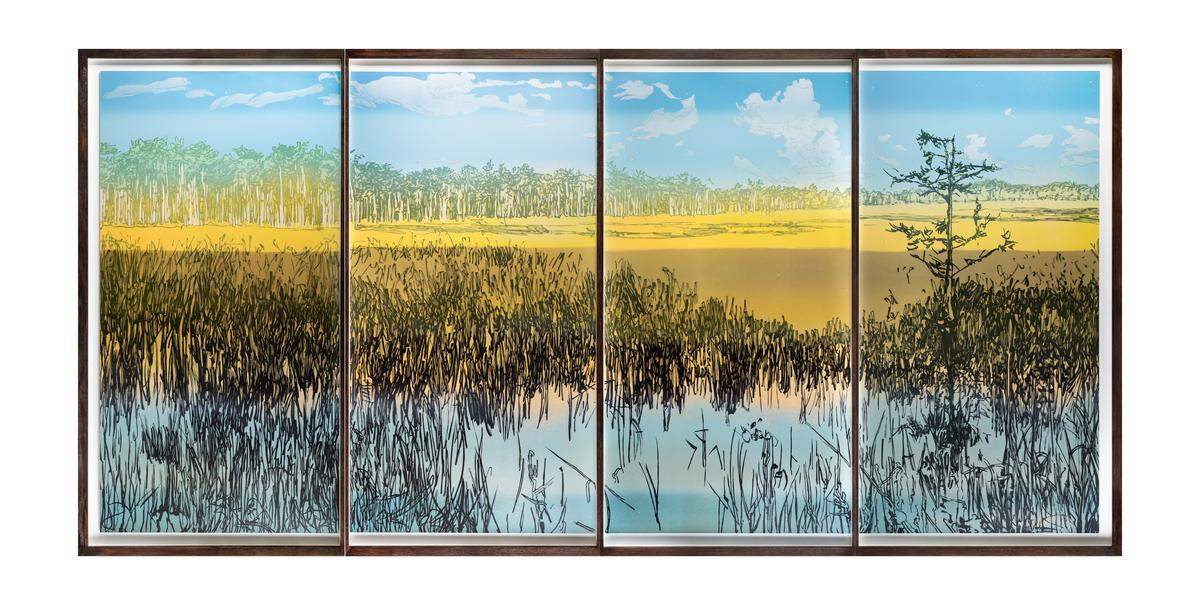 ‘Loop Road’ by Jennifer Basile is on display at El Espacio 23.